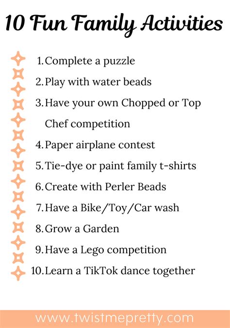 10 Fun Family Activities to Do Together - Twist Me Pretty