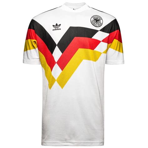 Duitsland Retro Thuisshirt 1990 Originals - Wit