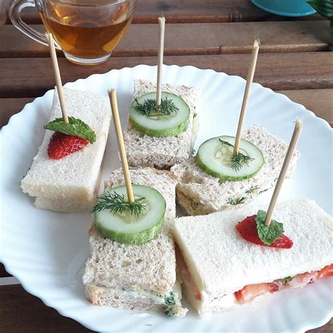 English Afternoon Tea Sandwiches: Cucumber and Dill Sandwich – It's all ...