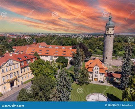 View of the Town Arnstadt with Castle Stock Photo - Image of church, buildings: 288278022