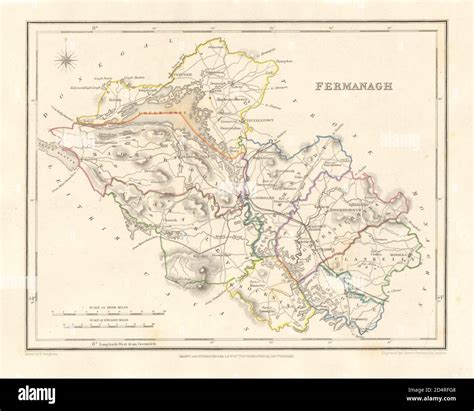 County fermanagh map hi-res stock photography and images - Alamy