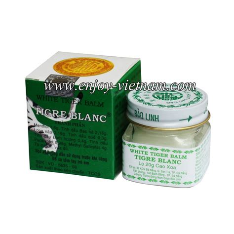 White Tiger Balm | Tigre Blanc | Made in Vietnam | BUY Here!