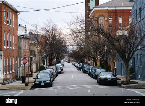 Street in Federal Hill, Baltimore, Maryland Stock Photo - Alamy