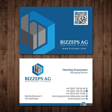 bizzeps ag: new vcard design | Business card contest