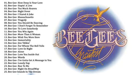 BeeGees Greatest Hits Full Album | Best Of BeeGees Collection 2020 - YouTube