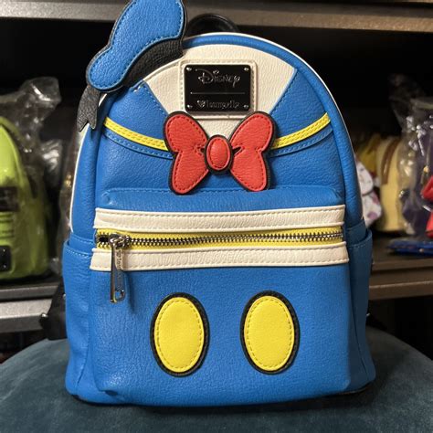 Loungefly Disney Donald Duck Mini Backpack RARE EUC/… - Gem