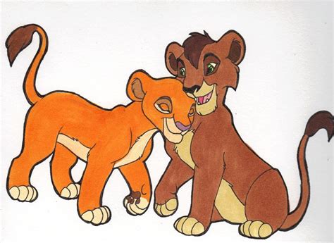 Kiara and Kovu Cubs by Kainaa on DeviantArt