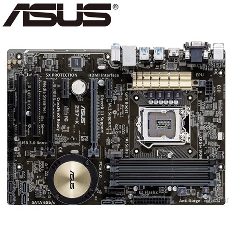 Aliexpress.com : Buy Asus Z97 K Desktop Motherboard Z97 Socket LGA 1150 i3 i5 i7 DDR3 32G ATX ...