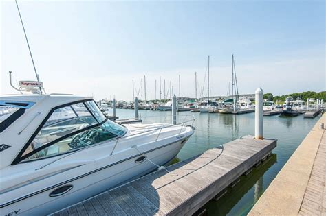 boats docked in marina on kent island md