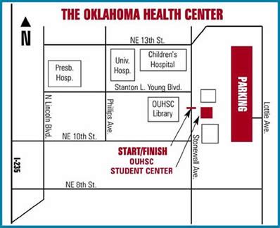 Ouhsc Campus Map With Path