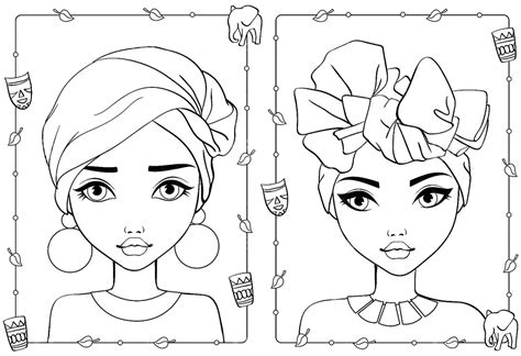 Makeup Coloring Page
