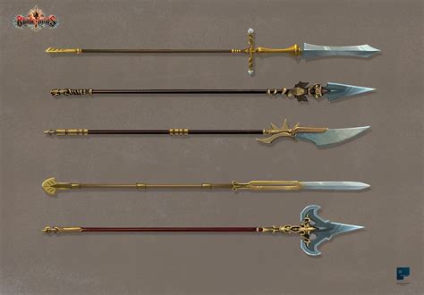 Spears Weapon by Scorbutman Anime Weapons, Fantasy Weapons, Glaive Weapons, Lance Weapon, Spears ...