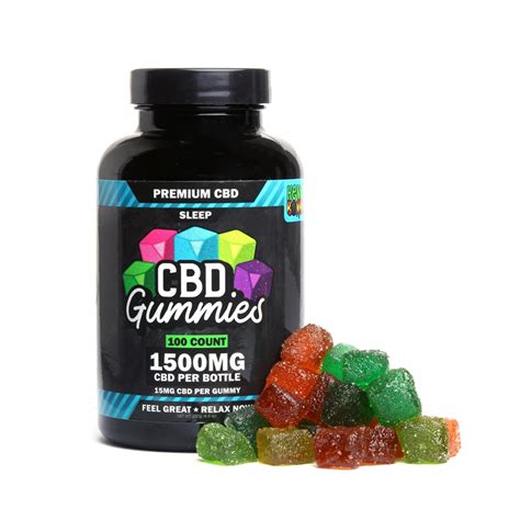 Hemp Bombs CBD Sleep Gummies 1500mg | Delivery LA