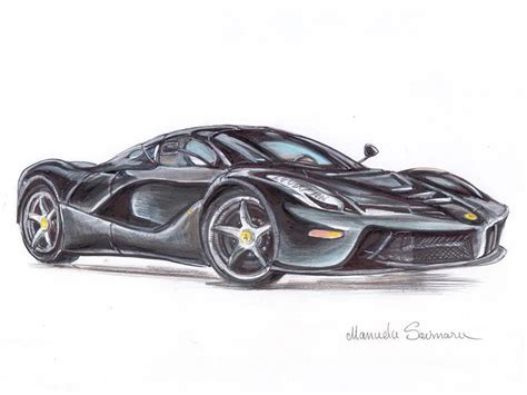 La Ferrari 2014 Ferrari Coupe Art Print Performance Car - Etsy