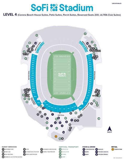 SoFi Stadium Seating Chart 2023 - SeatGraph