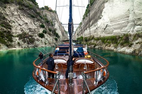 Cruising the Corinth Canal | Yacht Broker's Travel Memories | Contact ...