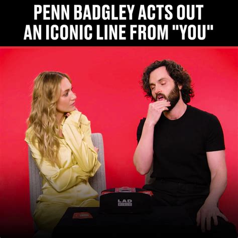 LADbible on Twitter: "Penn Badgley found this impression too easy 😂😂"