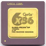 CYRIX COMPUTER CENTRAL PROCESSORS