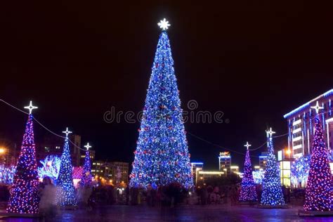 Christmas South Street Seaport Stock Image - Image of christmas, tree ...