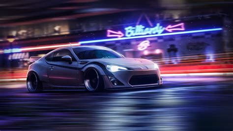 Subaru BRZ #Subaru #car #vehicle #artwork #1080P #wallpaper # ...