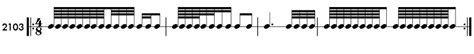 Rhythm Examples with Thirty-Second Notes and Sixty-Fourth Notes