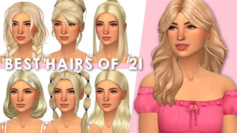 BEST HAIRS OF 2021 | Sims 4 Custom Content Showcase (Maxis Match) - YouTube