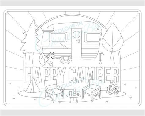 Camping Coloring Pages