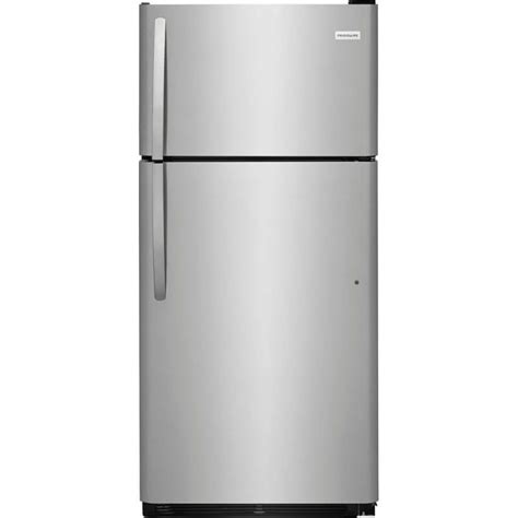 Frigidaire FFTR1821TS 30 Inch Freestanding Top Freezer Refrigerator with 18 cu. ft. Total ...