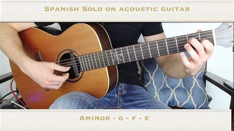 Spanish Guitar Solo ... On Acoustic Guitar. Chords - Chordify