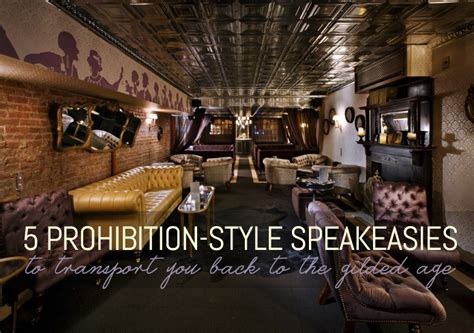 5 Prohibition-Style Speakeasies to Transport You Back to the Gilded Age | 6sqft