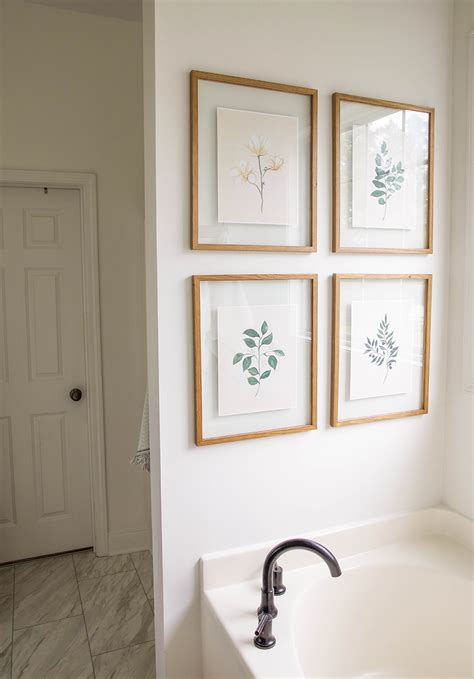 vintage-botanical-prints-bathroom-art-IHOD | In Honor Of Design