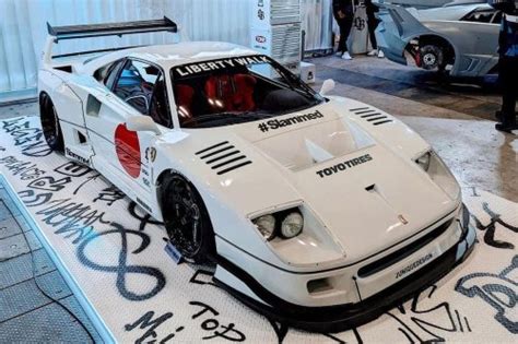 Liberty Walk Ferrari F40 Revealed With Chopped-Up Fenders And Disdain ...