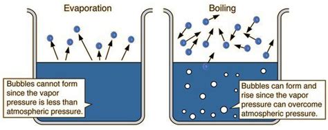 What is the difference between evaporation and boiling? - Brainly.in