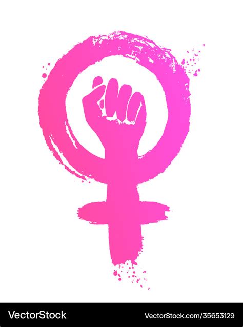 Feminism symbol Royalty Free Vector Image - VectorStock