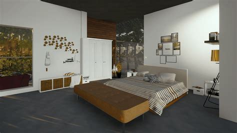 Render - Bedroom - Interior design on Behance