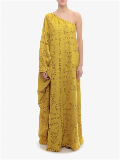 Valentino Dress Yellow Womens Valentino