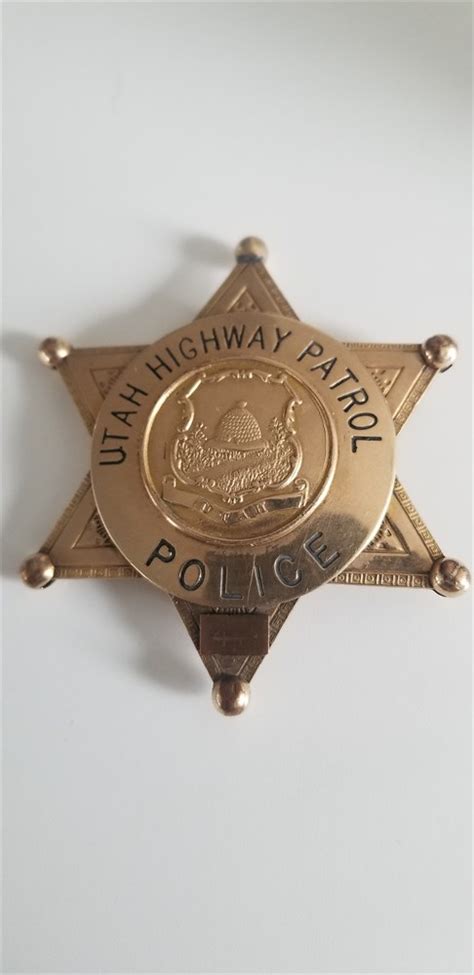 Collectors-Badges Auctions - Vintage obsolete Utah Highway Patrol ...