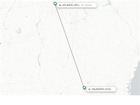 Direct (non-stop) flights from Valdosta to Atlanta - schedules ...