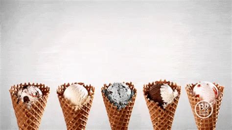 Ice Cream Cones - Icecream BaskinRobbins | Sorvete vegano, Sorvete ...