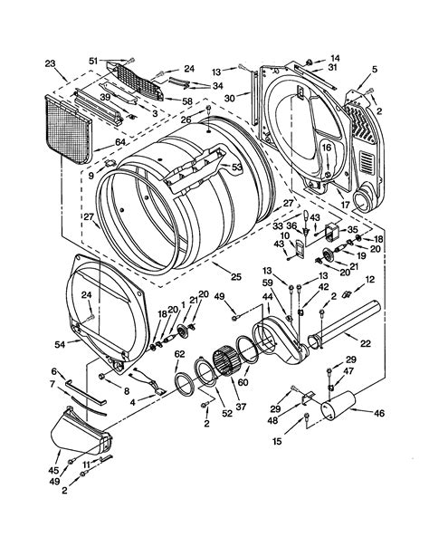 Kenmore Dryer Model 110 Parts Diagram