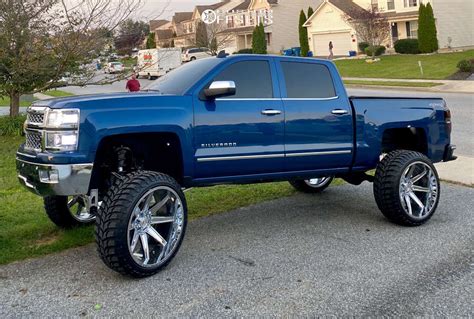 2015 Chevrolet Silverado 1500 with 26x14 -76 Axe Offroad Artemis and 37/13.5R26 Road One Atheon ...