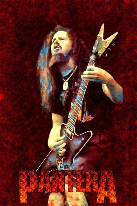 Pantera Dimebag Darrell Tribute Art "Walk" Free US Shipping! Poster Fine Art Prints and Metal ...