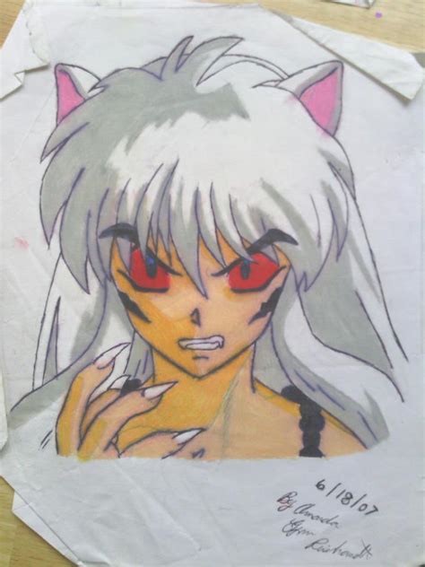 Inuyasha Drawing 4 by beetlejuice6 on DeviantArt