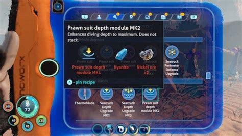 Subnautica Below Zero Prawn Suit Depth Module Mk3