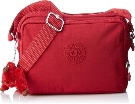 Kipling Silen, Women’s Cross-Body Bag, Red (Radiant C), 11x24x18 cm (B ...