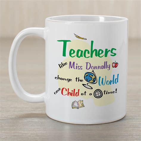 Personalized Teacher Coffee Mug | GiftsForYouNow