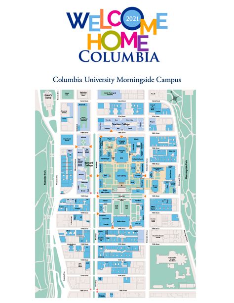 Columbia University Campus Map