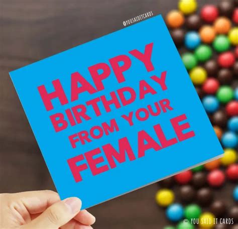 HAPPY BIRTHDAY FROM your Female / Funny Friday Night Dinner Witty Birthday Card $3.71 - PicClick