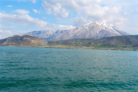 Van lake in Turkey stock photo. Image of pass, clouds - 122571006