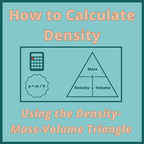 How To Calculate Density And Volume - Haiper